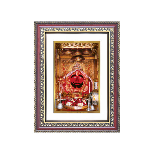 Diviniti 24K Gold Plated Salasar Balaji (Classic) Divine Wall Frame for Home Mandir & Office Decor | Luxury Spiritual Gift