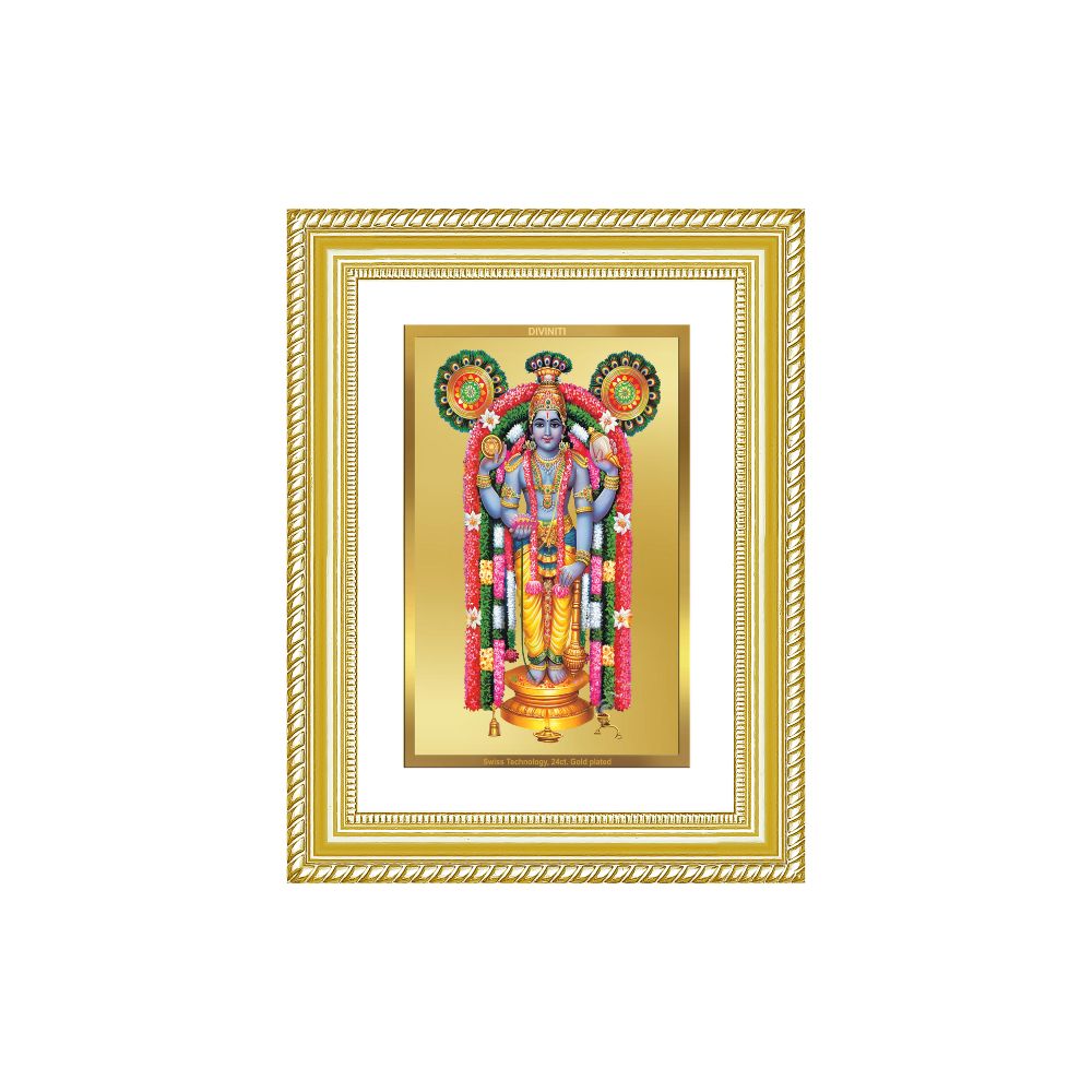 Diviniti 24K Gold Plated Guru Vayurappan (Classic) Sacred Sikh Wall Frame for Home Decor & Office Ambiance | Premium Spiritual Gift