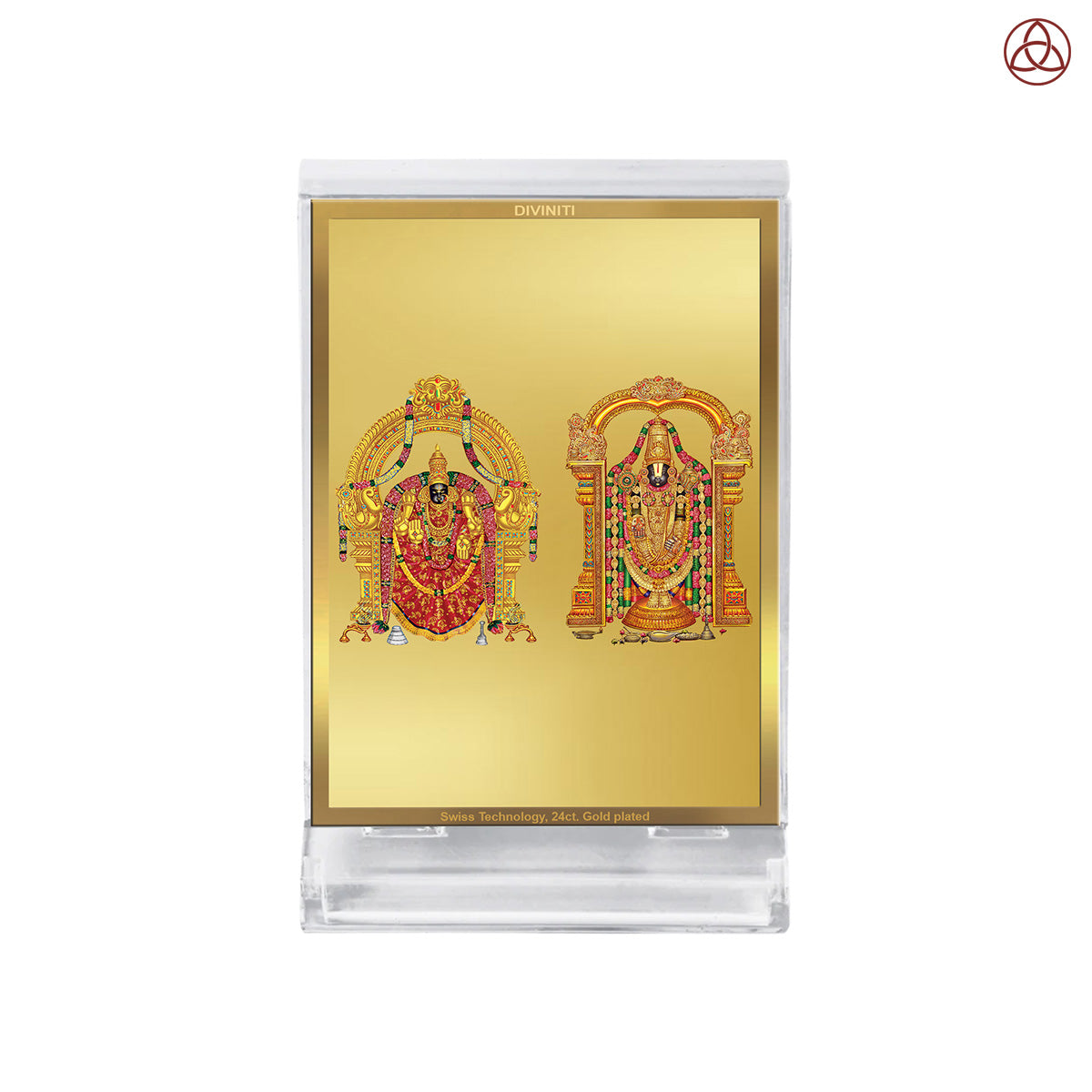24 Karat Gold Plated Foil Divine Luxury Car Frame