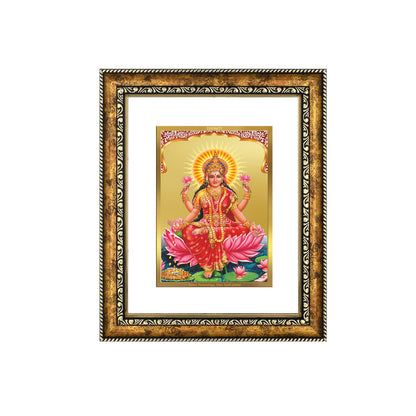 DIVINITI 24K Gold Plated Lakshmi Wall Photo Frame for Home Decor, Wall Hanging, Table Top, Puja Room & Gift DG113S3 (27.6X35.4 CM)