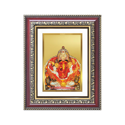 Diviniti 24K Gold Plated Siddhi Vinayak (Classic) Divine Wall and Table Top Frame for Home Mandir & Office Decor | Luxury Spiritual Gift