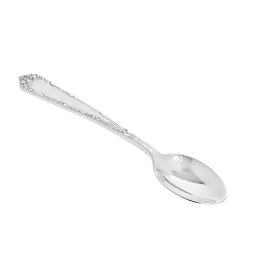 DIVINITI 925 Pure Silver Spoon for Pooja and Gifting Mandir Puja Purpose (38g)