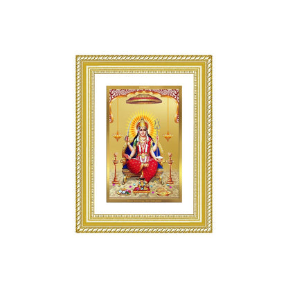 Diviniti 24K Gold Plated Santoshi Mata (Classic) Divine Wall Frame for Home Mandir & Office Decor | Luxury Spiritual Gift