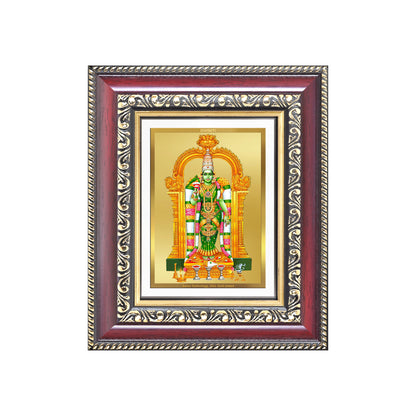 Diviniti 24K Gold Plated Meenakshi Amman (Classic) Divine Table Top Frame for Home Mandir & Office Decor | Luxury Spiritual Gift