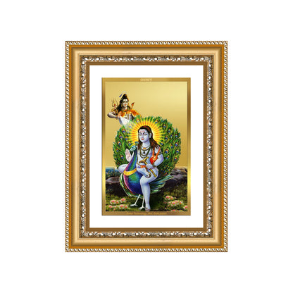 Diviniti 24K Gold Plated Baba Balak Nath Divine Wall Frame for Home Mandir & Office Decor | Luxury Spiritual Gift