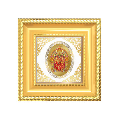 Goddess Padmavati | Divine Goddess Royal Tabletop Photo Frame in 24K Gold Plated Foil