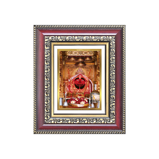 Diviniti 24K Gold Plated Salasar Balaji (Classic) Divine Table Top Frame for Home Mandir & Office Decor | Luxury Spiritual Gift