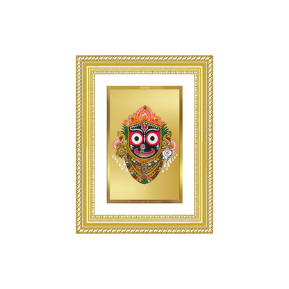 Diviniti 24K Gold Plated Jagannath (Classic) Divine Wall Frame for Home Mandir & Office Decor | Luxury Spiritual Gift