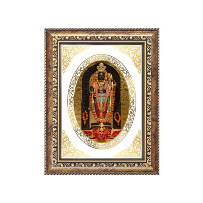 Ram Lalla Divine Child Form of Lord Ram Sacred Blessings Royal Tabletop Frame in 24K Gold Plated Foil
