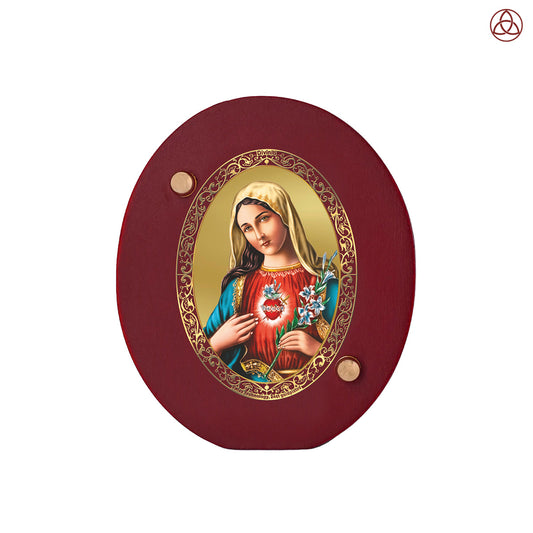 Mother Mary Car Dashboard & Tabletop Photo Frame in 24K gold plated royal foil