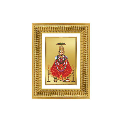 Diviniti 24K Gold Plated Khatu Shyam (Classic) Divine Wall Frame for Home Mandir & Office Decor | Luxury Spiritual Gift