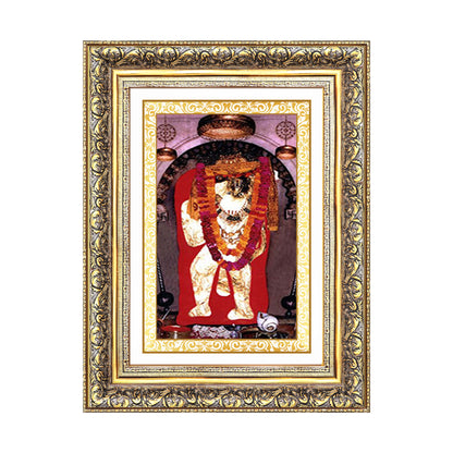 Diviniti 24K Gold Plated Mehndipur Balaji (Classic) Divine Wall Frame for Home Mandir & Office Decor | Luxury Spiritual Gift