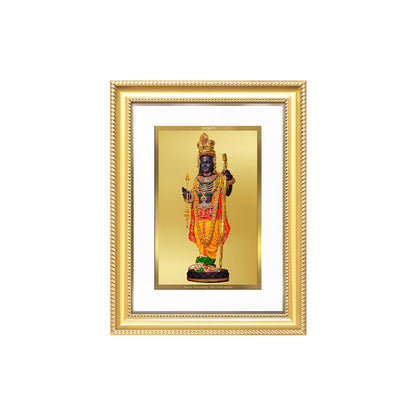 Diviniti 24K Gold Plated Ram Lalla With Arch (Classic) Divine Wall Frame for Home Mandir & Office Decor | Luxury Spiritual Gift
