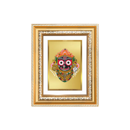 Diviniti 24K Gold Plated Jagannath (Classic) Divine Wall and Table Top Frame for Home Mandir & Office Decor | Luxury Spiritual Gift