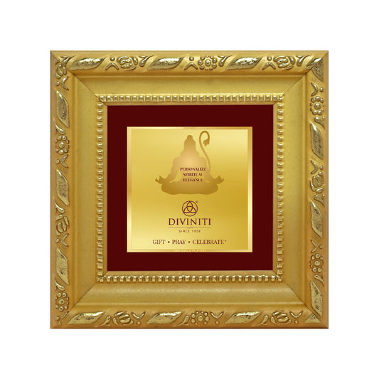24K Gold-Plated Personalized Frame | Premium Gift Box | 10x10 CM