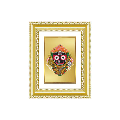Diviniti 24K Gold Plated Jagannath (Classic) Divine Wall and Table Top Frame for Home Mandir & Office Decor | Luxury Spiritual Gift
