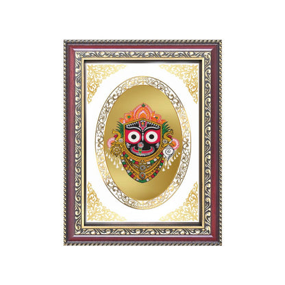Lord Jagannath | Divine Wall & Tabletop Royal Photo Frame in 24K Gold Plated Foil
