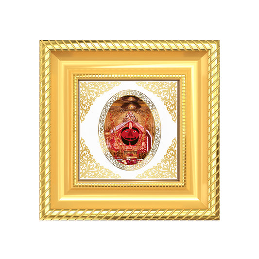 Salasar Balaji | Divine Hanuman Form Royal Tabletop Photo Frame in 24K Gold Plated Foil