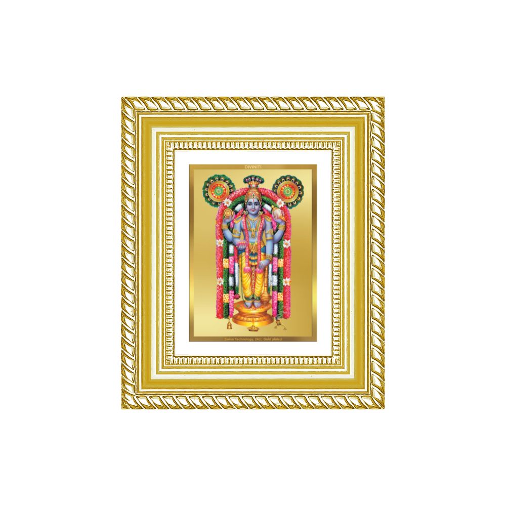 Diviniti 24K Gold Plated Guru Vayurappan Sacred Sikh Table Top Frame for Home Decor & Office Ambiance | Premium Spiritual Gift