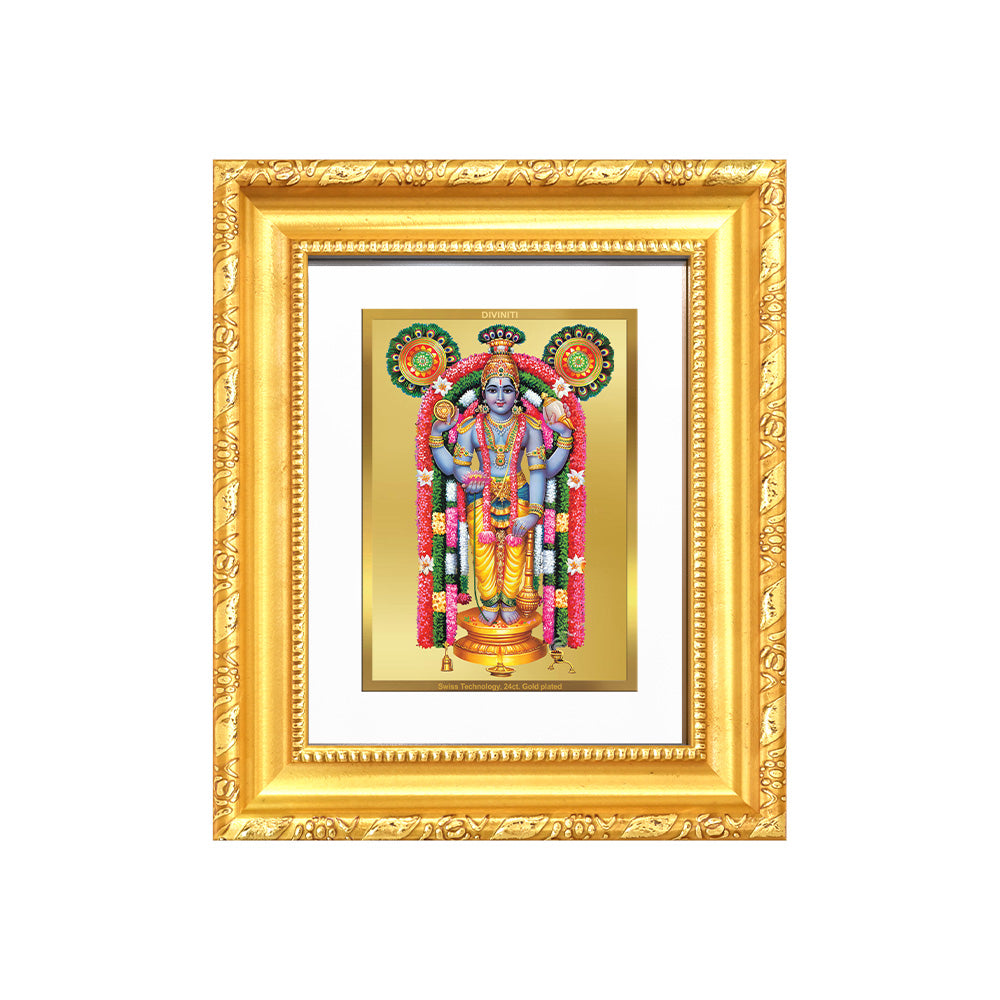 Diviniti 24K Gold Plated Guru Vayurappan |Sacred Sikh Table Top Frame for Home Decor & Office Ambiance | Premium Spiritual Gift