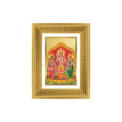 Diviniti 24K Gold Plated Murugan Velli (Classic) Divine Wall Frame for Home Mandir & Office Decor | Luxury Spiritual Gift