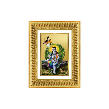 Diviniti 24K Gold Plated Baba Balak Nath Divine Wall Frame for Home Mandir & Office Decor | Luxury Spiritual Gift