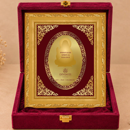 24K Gold-Plated Personalized Frame | Premium Gift Box | 21.5x17.5 CM