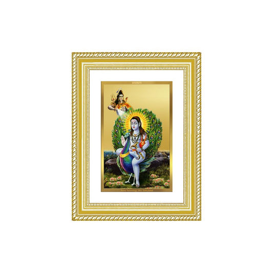 Diviniti 24K Gold Plated Baba Balak Nath Divine Wall Frame for Home Mandir & Office Decor | Luxury Spiritual Gift