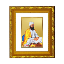 Load image into Gallery viewer, DIVINITI 24K Gold Plated Guru Tegh Bahadur Ji Photo Frame For Home Decor, Festive Gift (15.0 X 13.0 CM)