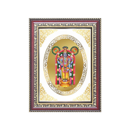 Guruvayurappan | Divine Krishna Wall & Tabletop Royal Photo Frame in 24K Gold Plated Foil