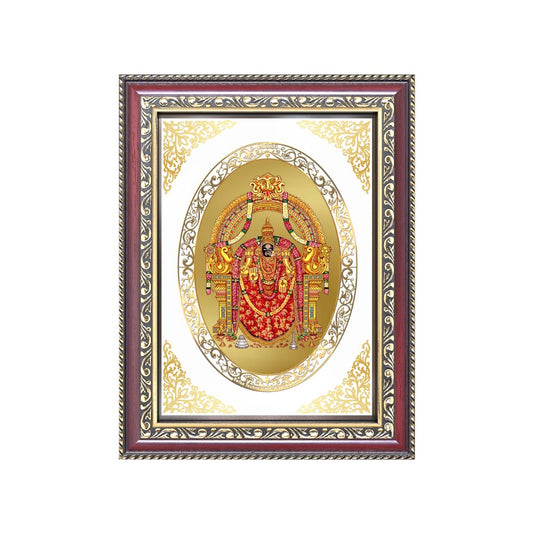 Padmavati Devi | Jain Sacred Wall & Tabletop Royal Photo Frame in 24K Gold Plated Foil