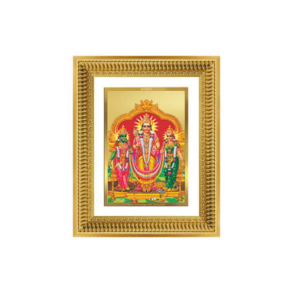 Diviniti 24K Gold Plated Murugan Velli (Classic) Divine Wall Frame for Home Mandir & Office Decor | Luxury Spiritual Gift