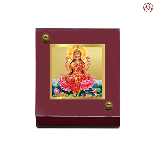24 Carat Gold Plated Foil Divine Car Decor Frame for Gift