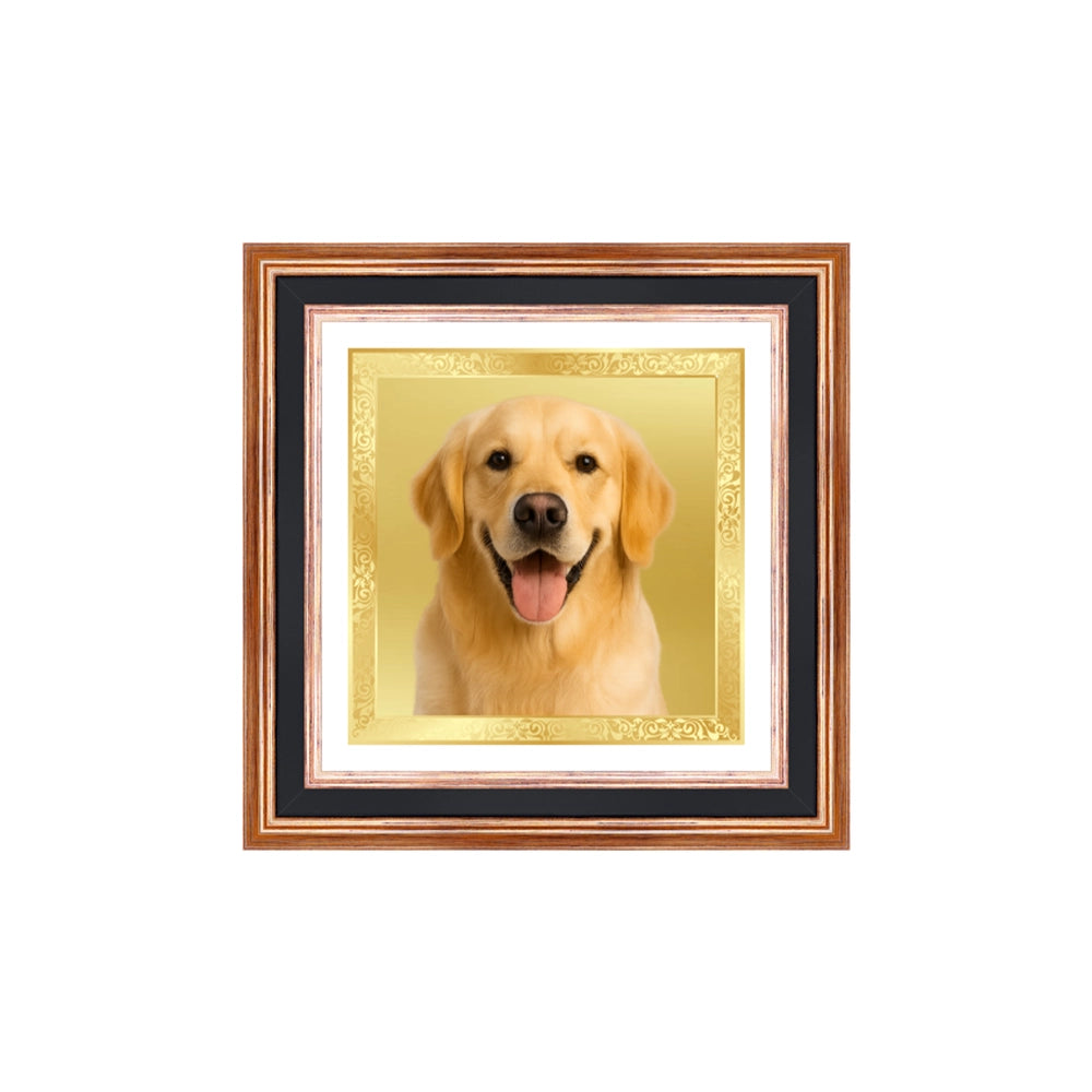 Portrait on Gold | Immortalise Your Classic Square Photo Frame in 24K Gold Plated Foil