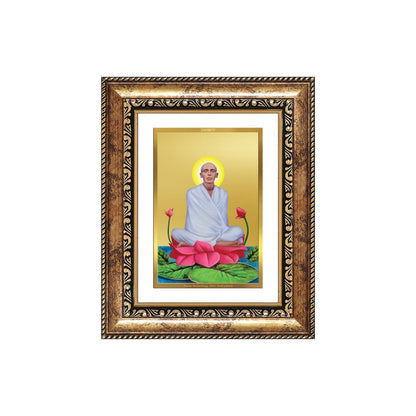 Diviniti 24K Gold Plated Ram Thakur (Classic) Divine Wall and Table Top Frame for Home Mandir & Office Decor | Luxury Spiritual Gift