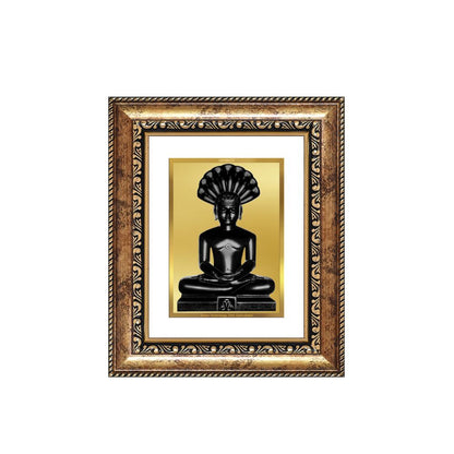 Diviniti 24K Gold Plated Parshvanath Divine Table Top Frame for Home Mandir & Office Decor | Luxury Spiritual Gift