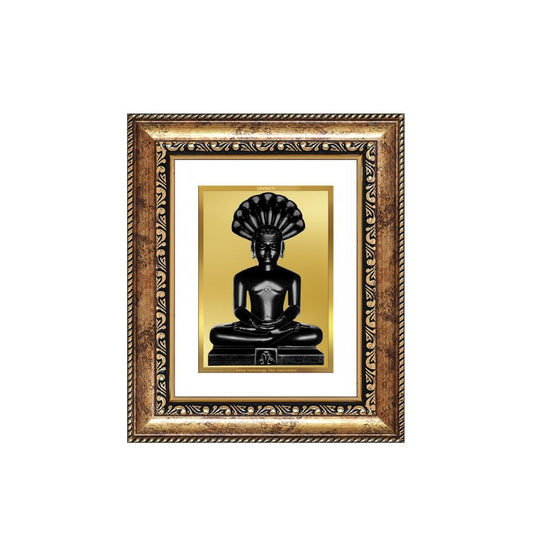 Diviniti 24K Gold Plated Parshvanath Divine Table Top Frame for Home Mandir & Office Decor | Luxury Spiritual Gift