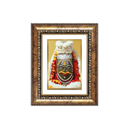 Diviniti 24K Gold Plated Mahakaleshwar (Classic) Divine Wall and Table Top Frame for Home Mandir & Office Decor | Luxury Spiritual Gift