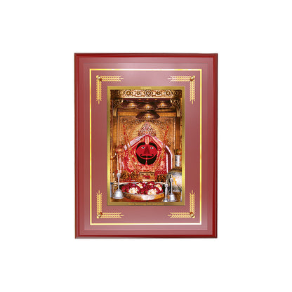 Diviniti Salasar Balaji (Hanuman Ji) Wall Photo Frame in 24K Gold Plated Foil | Strength, Protection & Divine Blessings