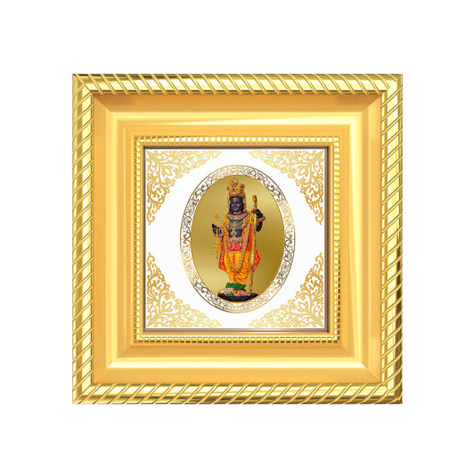 Ram Lalla with Arch | Divine Child Ram Royal Tabletop Photo Frame in 24K Gold Plated Foil