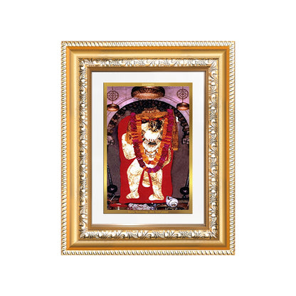 Diviniti 24K Gold Plated Mehndipur Balaji (Classic) Divine Wall and Table Top Frame for Home Mandir & Office Decor | Luxury Spiritual Gift