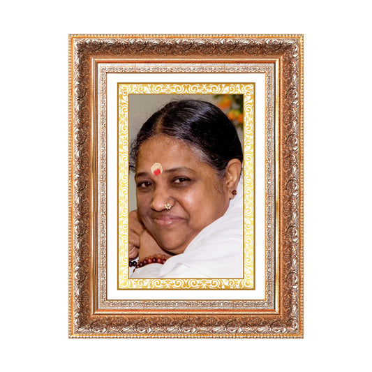 Mata Amritanandamayi | Guru Amma for Wall Photo Frame in 24K Gold Plated Foil