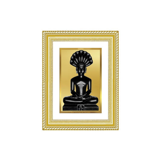 Diviniti 24K Gold Plated Parshvanath (Classic) Divine Wall Frame for Home Mandir & Office Decor | Luxury Spiritual Gift