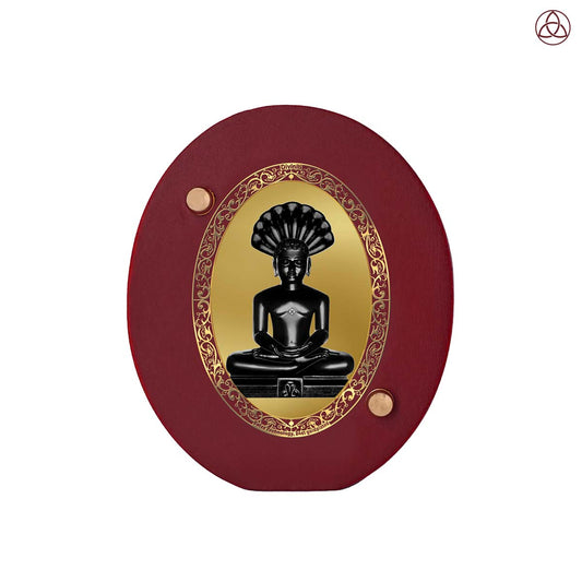 Lord Parshvanath Car Dashboard & Tabletop Photo Frame in 24K gold plated royal foil