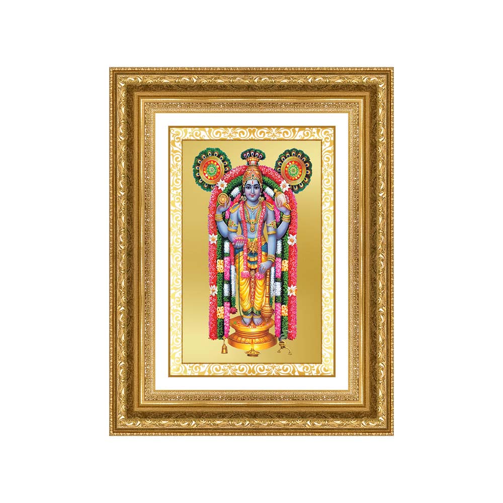 Diviniti 24K Gold Plated Guru Vayurappan (Classic) Sacred Sikh Wall Frame for Home Decor & Office Ambiance | Premium Spiritual Gift