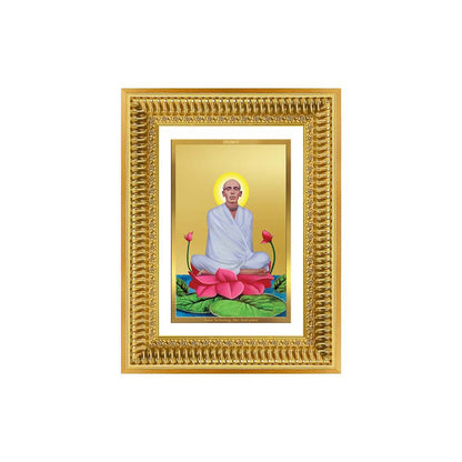 Diviniti 24K Gold Plated Ram Thakur (Classic) Divine Wall Frame for Home Mandir & Office Decor | Luxury Spiritual Gift
