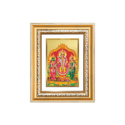 Diviniti 24K Gold Plated Murugan Velli (Classic) Divine Wall and Table Top Frame for Home Mandir & Office Decor | Luxury Spiritual Gift