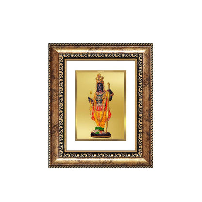Diviniti 24K Gold Plated Ram Lalla With Arch Divine Table Top Frame for Home Mandir & Office Decor | Luxury Spiritual Gift