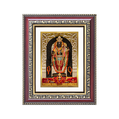 Diviniti 24K Gold Plated Ram Lalla (Classic) Divine Wall and Table Top Frame for Home Mandir & Office Decor | Luxury Spiritual Gift