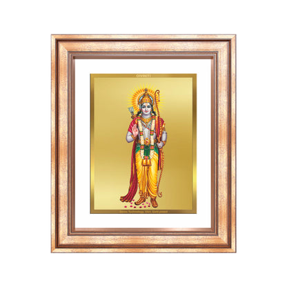Diviniti 24K Gold Plated Ram Ji (Classic) Divine Wall Frame for Home Mandir & Office Decor | Luxury Spiritual Gift